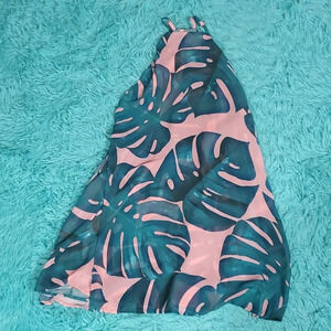 Show Me Your MuMu Pink and Green Halter Sundress